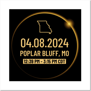 Missouri State Poplar Bluff MO USA Totality April 8, 2024 Total Solar Eclipse Posters and Art